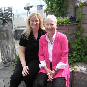 Colleen O’Neill with Valerie Bowering